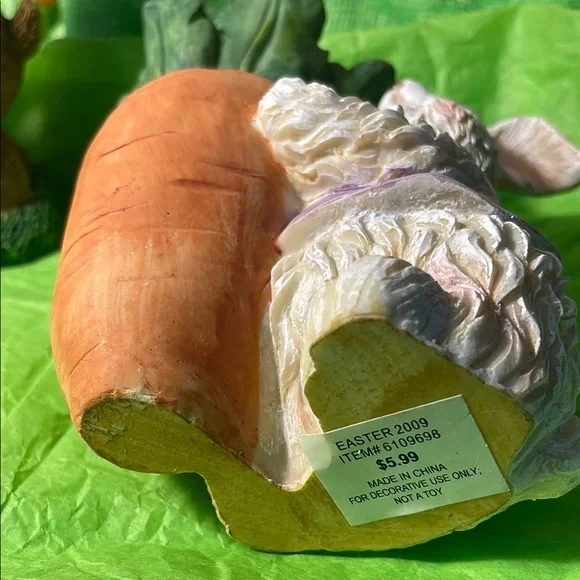 Easter Bunny and Carrot Candle Holder Set - Picture 4 of 14